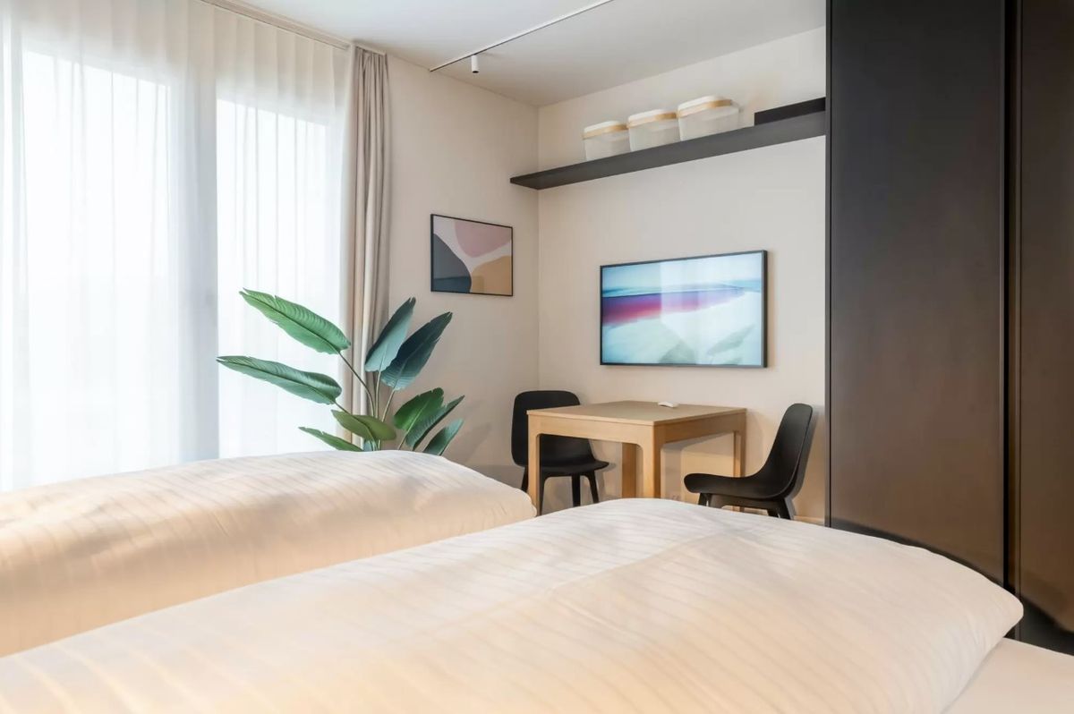 Apartment mit Sicht auf die Alpen - 1