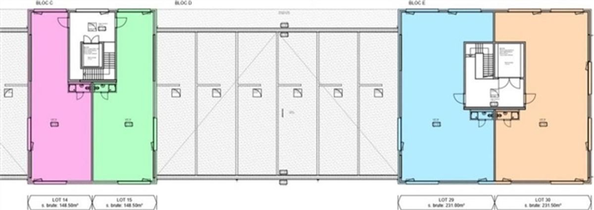Industriehallen, Flächen und Abmessungen nach Bedarf. - 2
