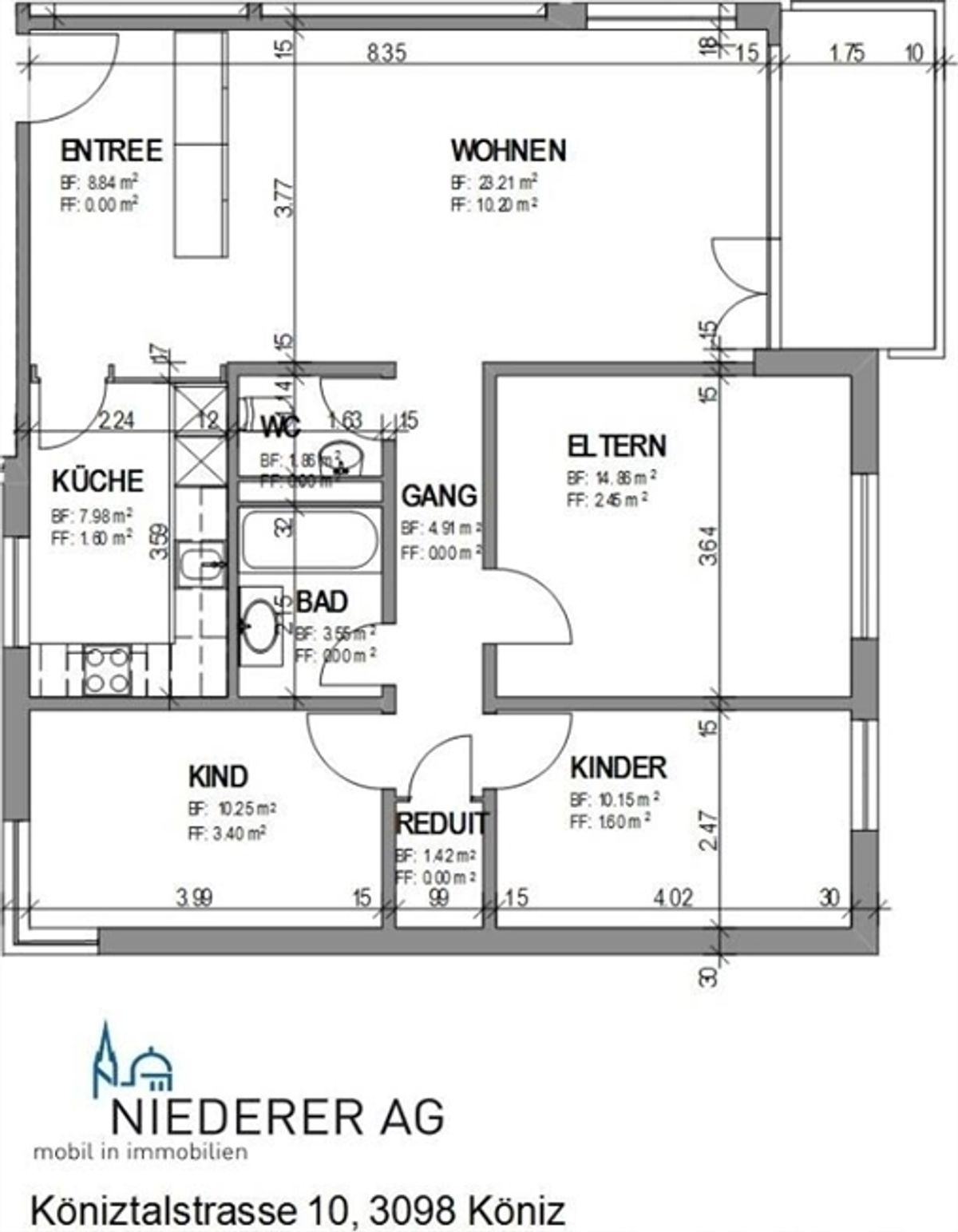 Moderne, attraktive 4.5-Zimmerwohnung - 10