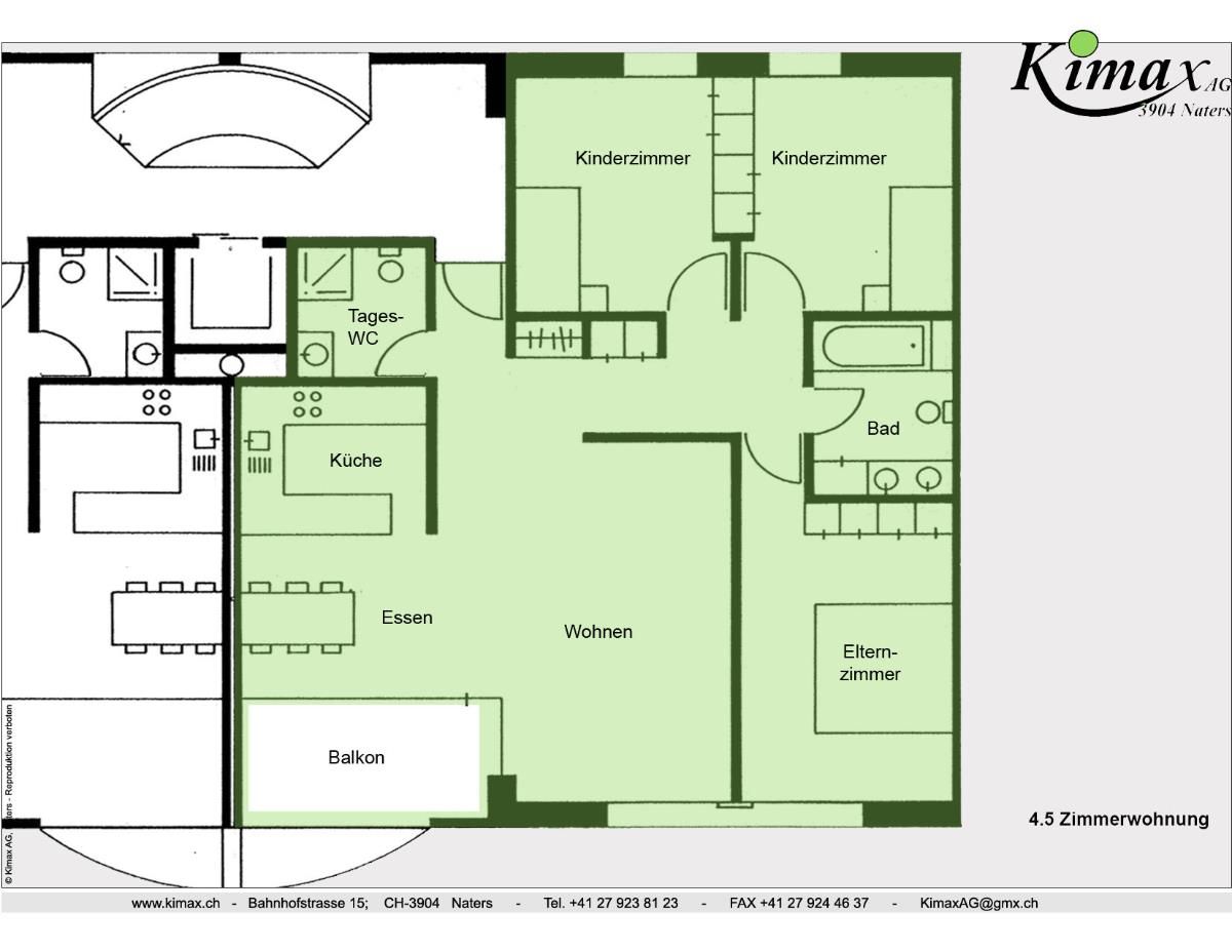 Naters - 4.5 Zimmerwohnung zu vermieten - 0