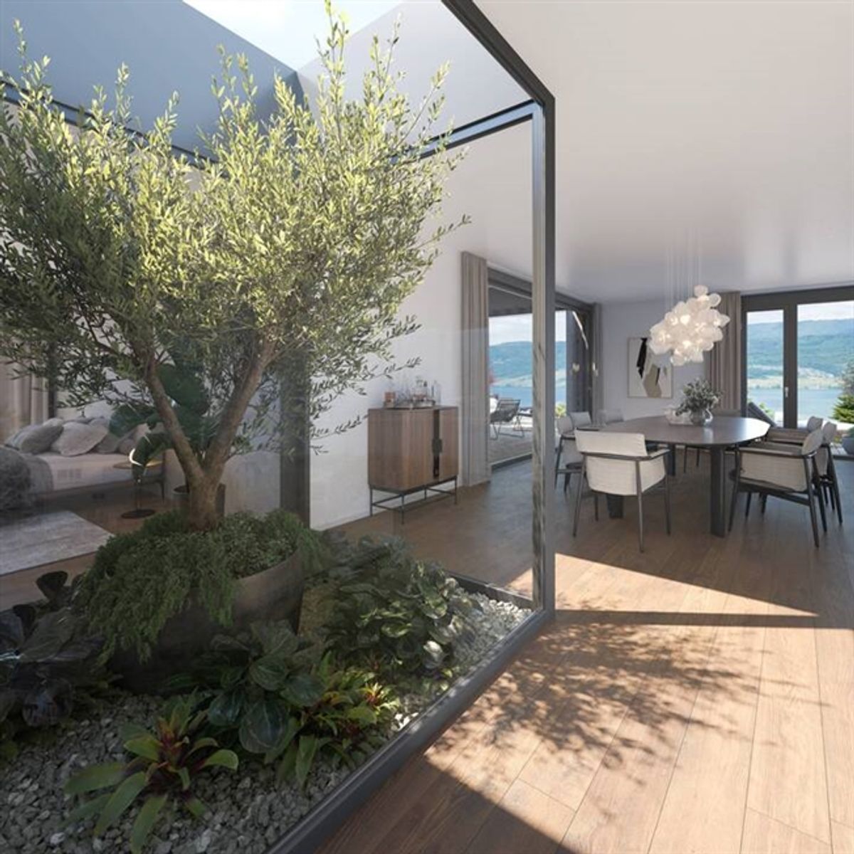 EXKLUSIVE NEUBAUWOHNUNG MIT TERRASSE UND EINZIGARTIGER ARCHITEKTUR AM BIELERSEE - 4