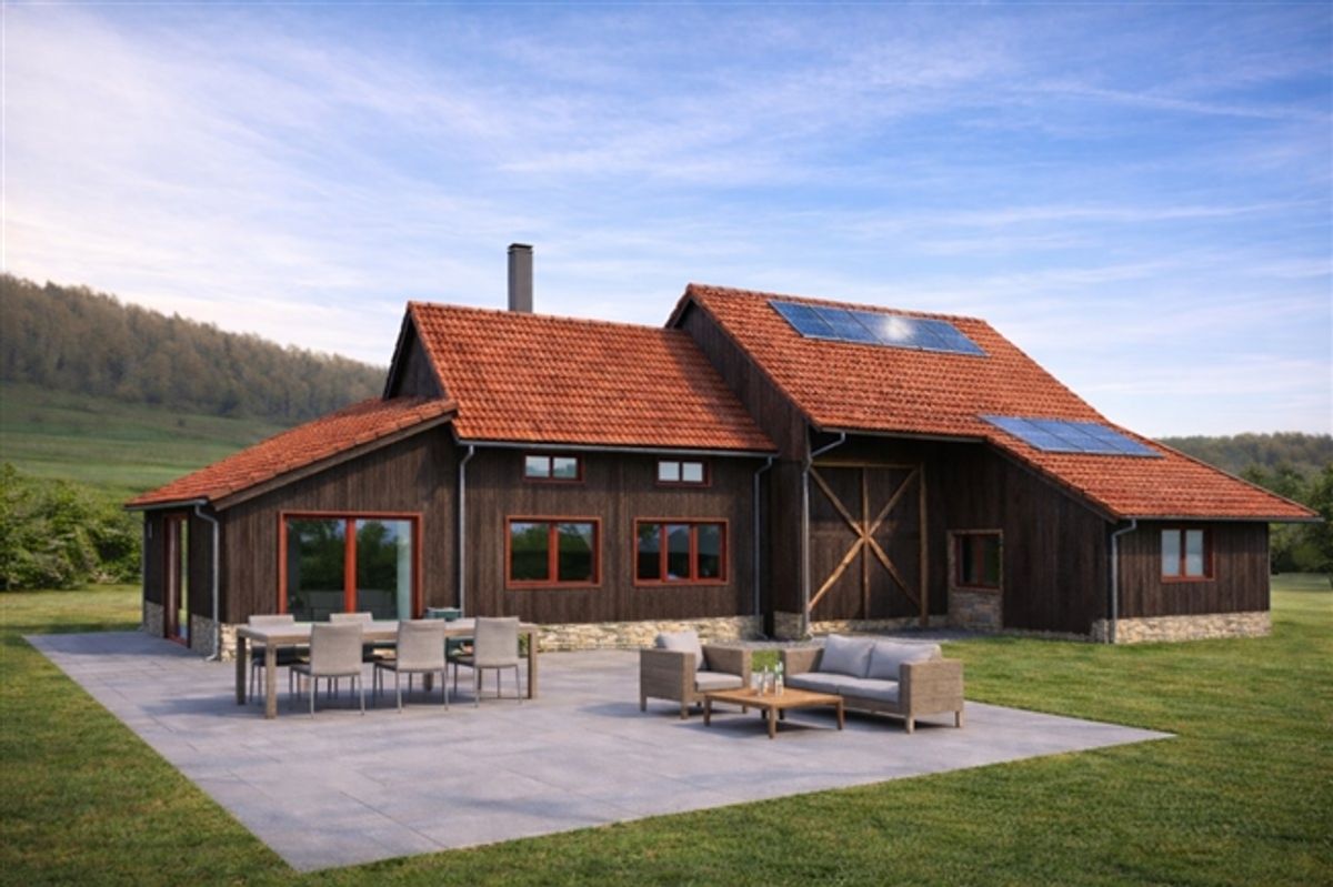 Bauernhaus zu renovieren, mit Wohnraum und ländlichem Reitsport - 0