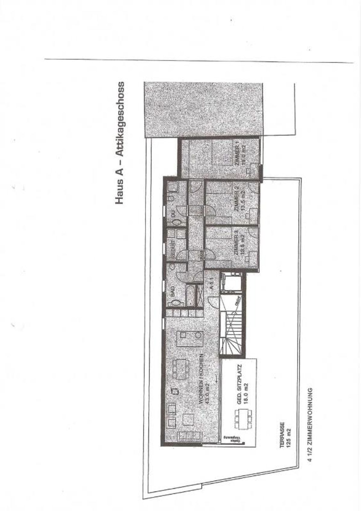 4.5 Zimmer Attikawohnung - 4