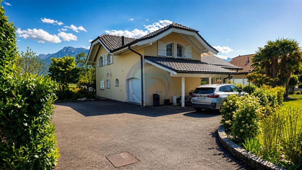 CHARMANTE 6,5-ZIMMER-FREISTEHENDE VILLA MIT CHARAKTER UND POOL - 1