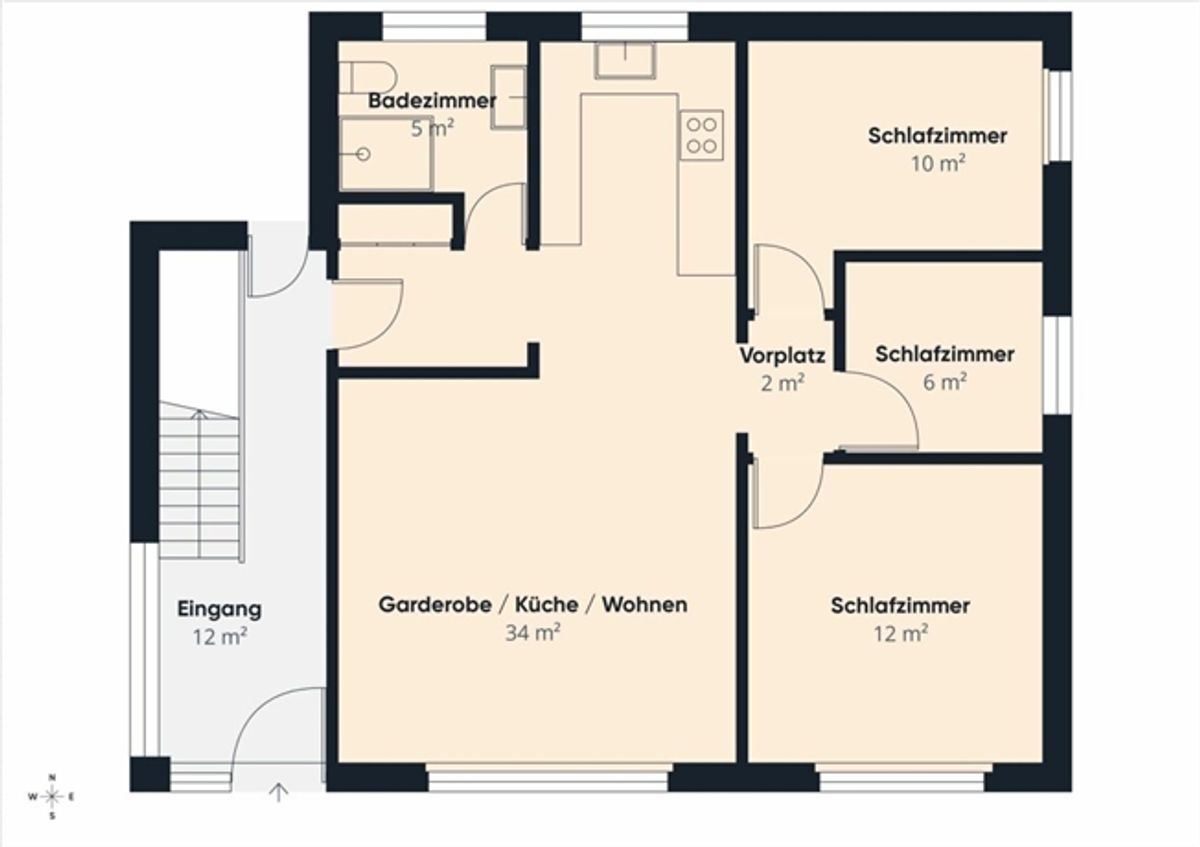 Wohnung an Top Lage / Monatsmiete möglich - 12