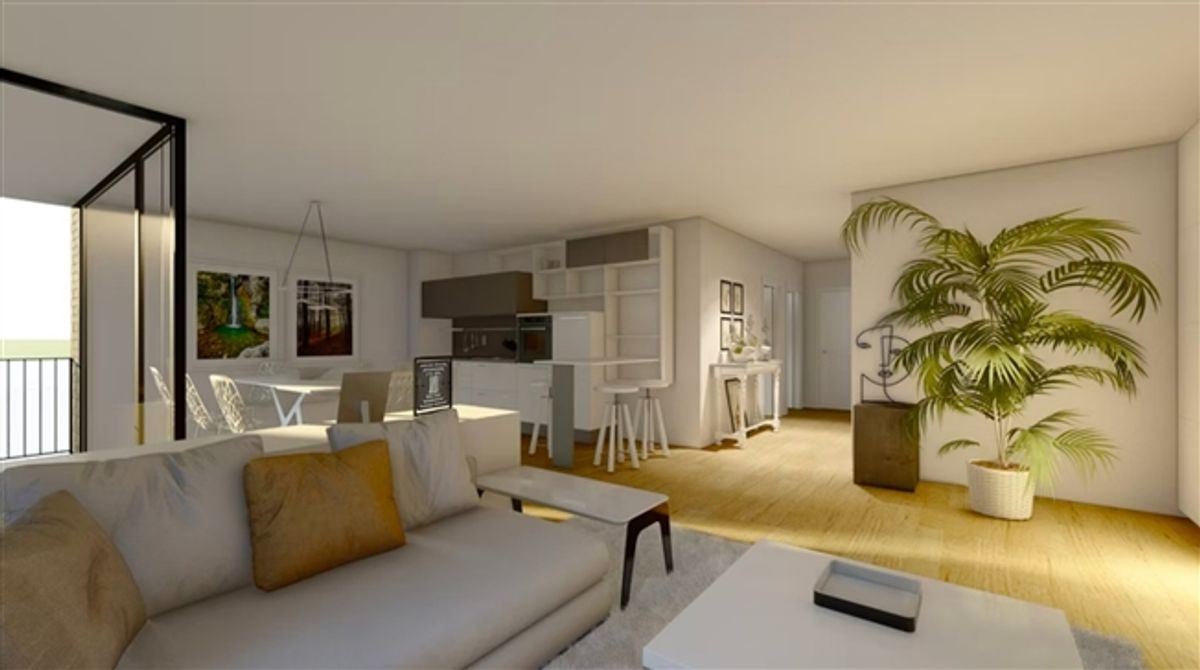 Penthouse 4,5 Zimmer im Zentrum von Sion - 3