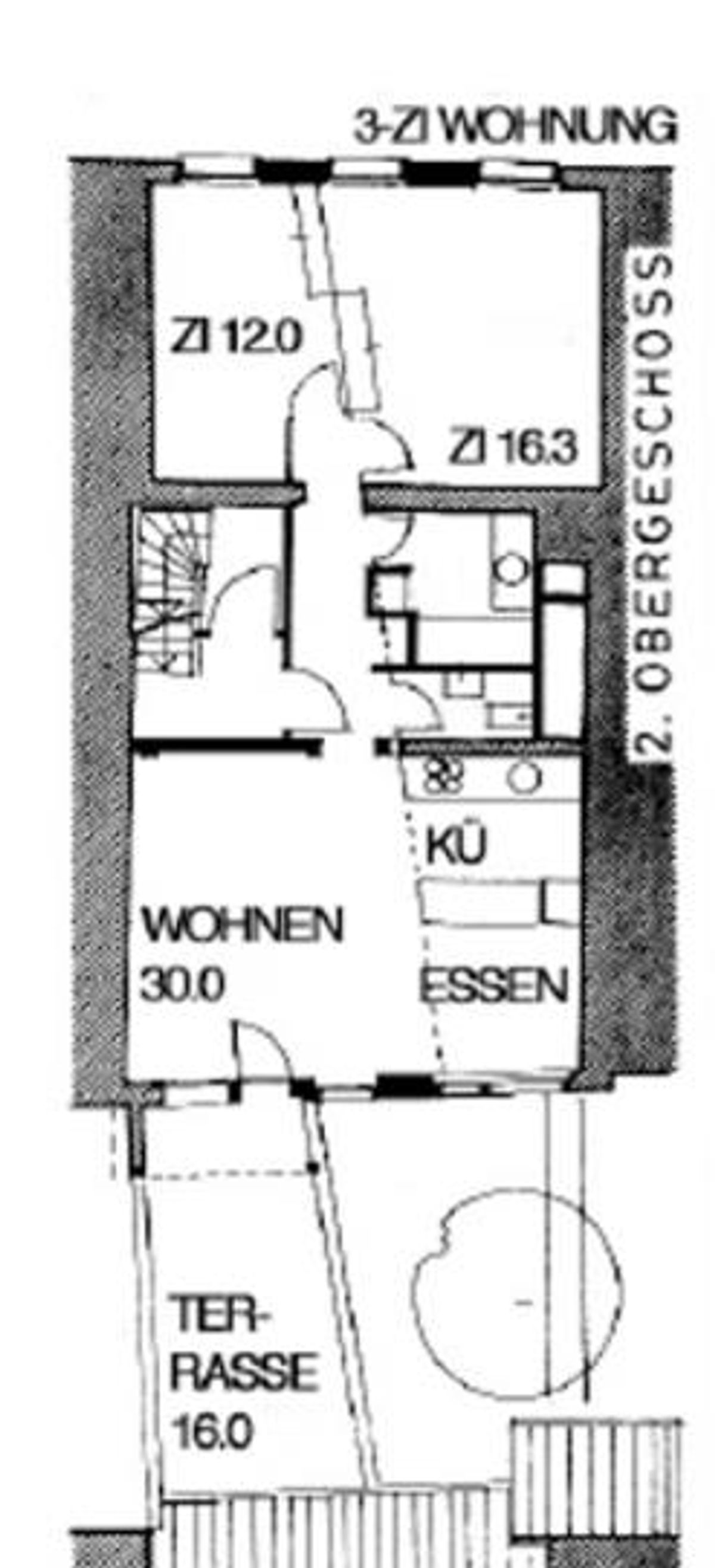 3 Zimmer Wohnung - 4