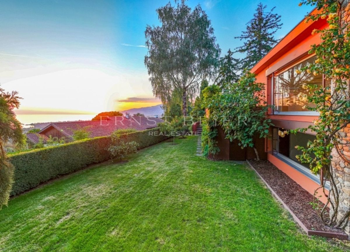 Résidence dexception avec jardin paysager et panorama sur le Léman - 12