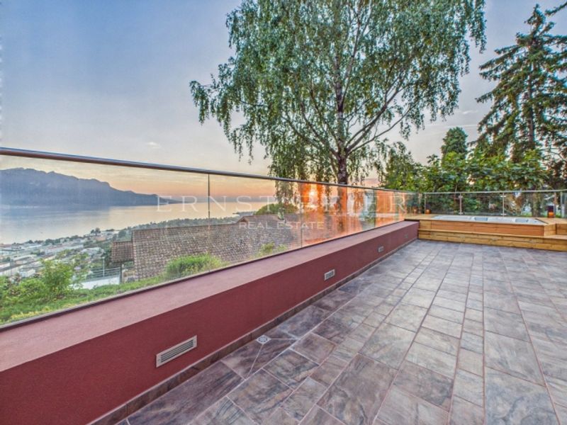 Résidence dexception avec jardin paysager et panorama sur le Léman - 11