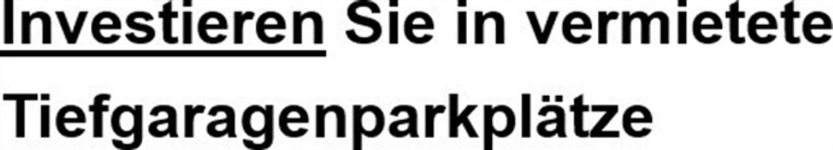 Investieren Sie in zwei vermietete Hobbyräume (inkl. WC) und einem Aus - 0