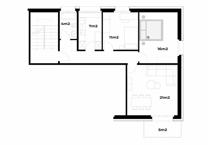 Helles und modernes Familien-Apartment - 7