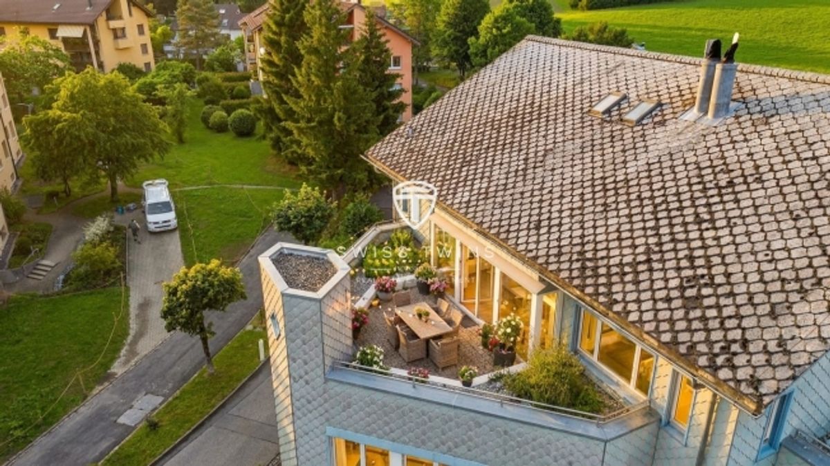 Exklusive 6.5-Zimmer-Dachmaisonette mit Wintergarten & privatem Dachgarten in Cham - 11