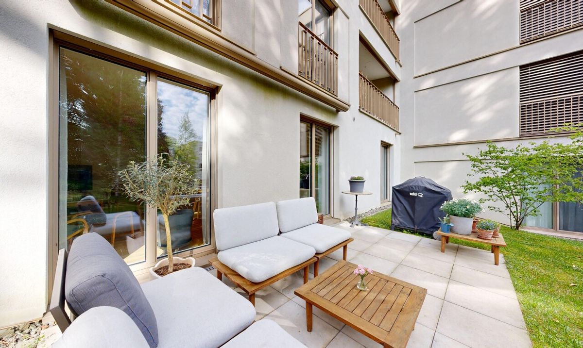 Modern 3.5-room garden apartment in a premium location - 3