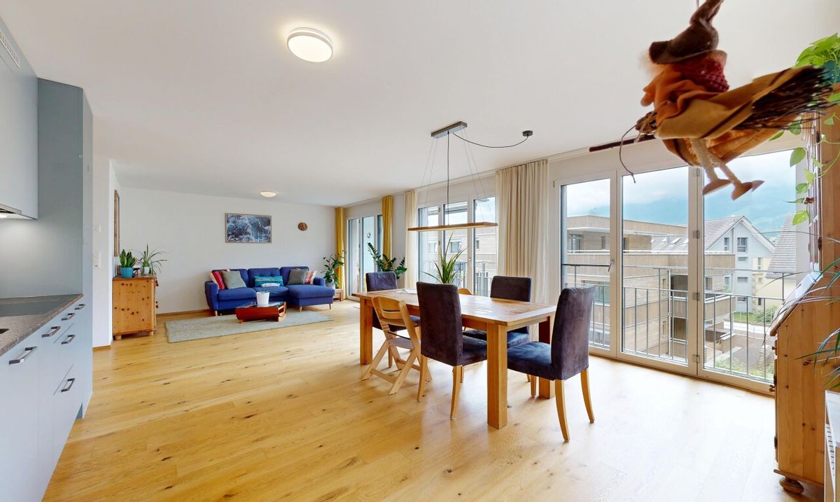 Moderne Wohnung mit Bergsicht - 1