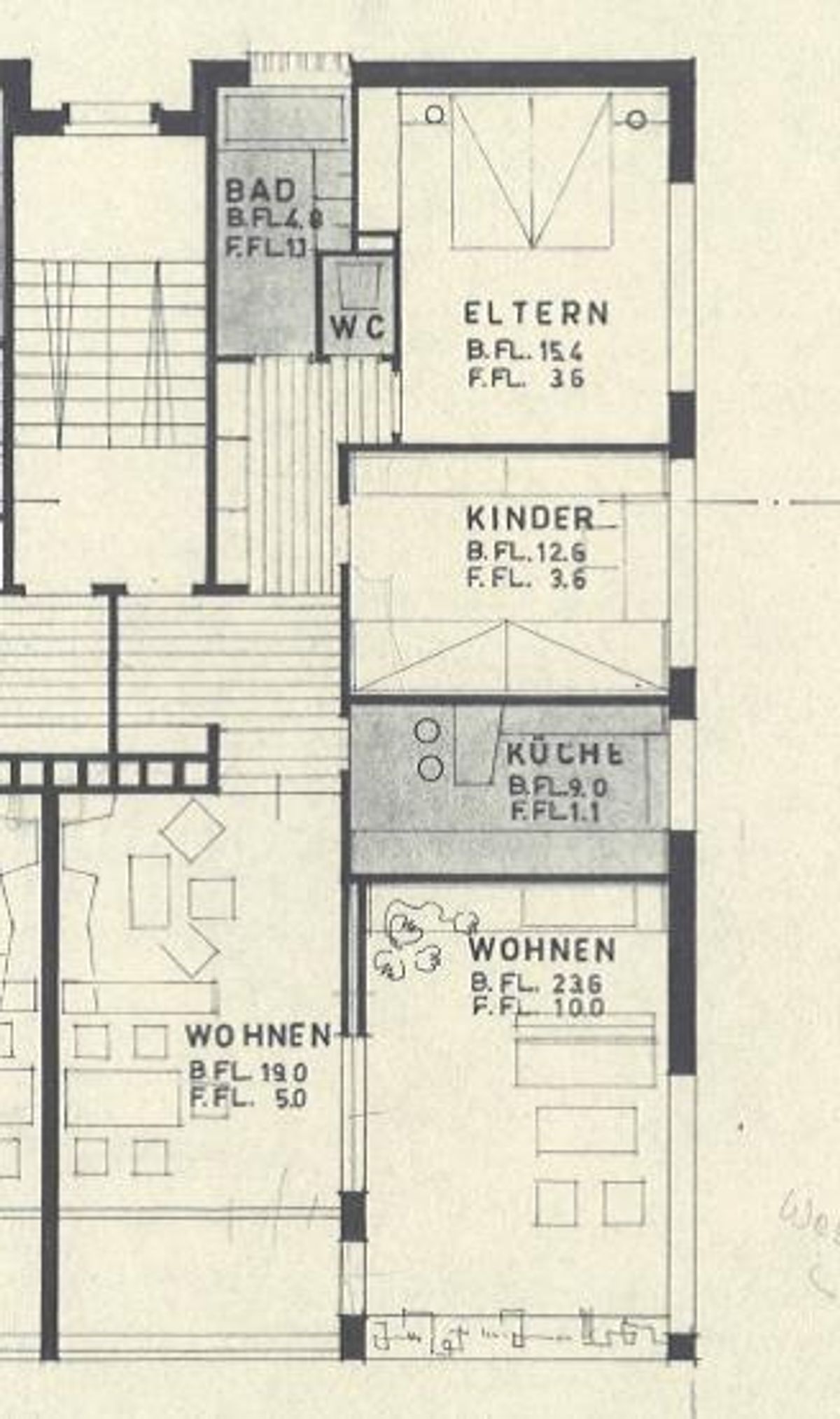 4 Zimmer Wohnung - 4
