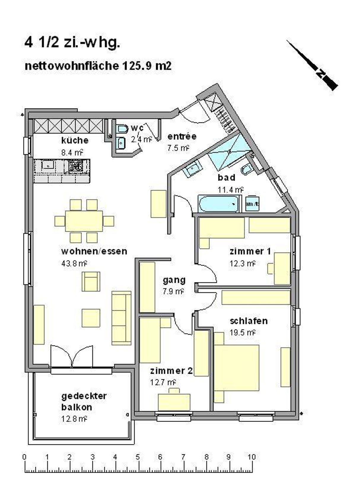 4.5 Zimmer Wohnung - 4