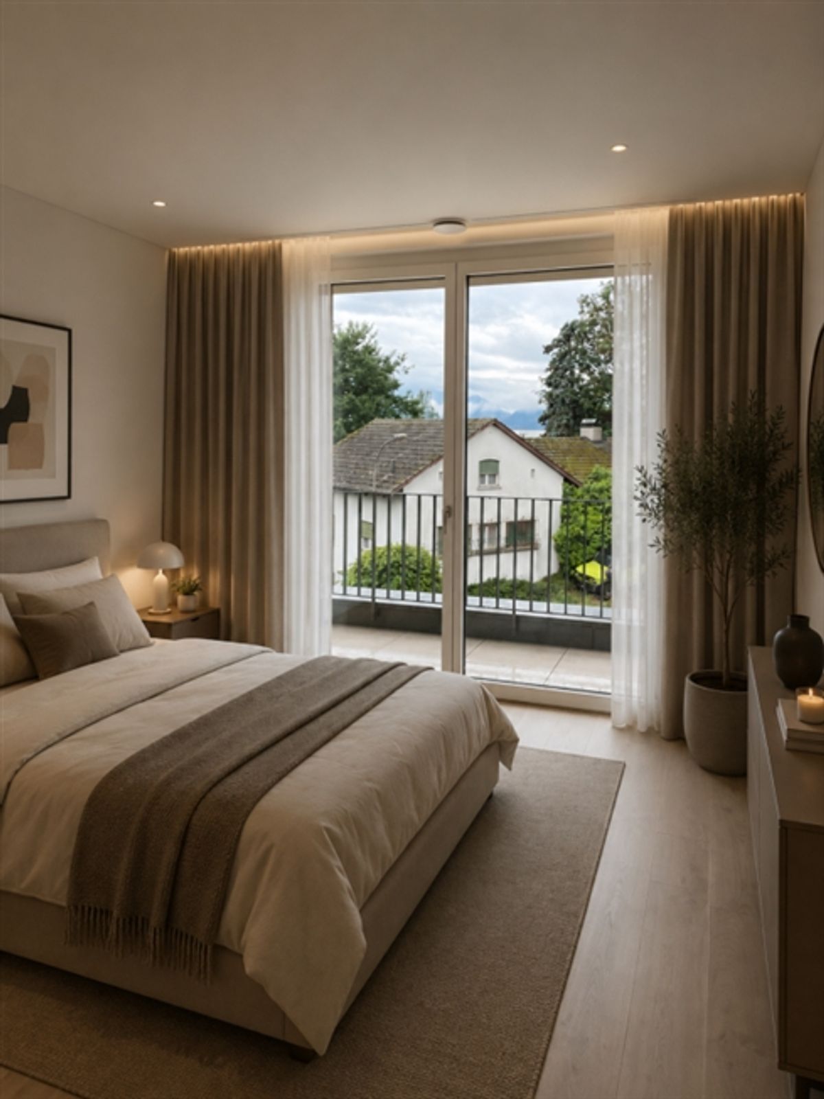 Erstbezug 2.5-Zimmer-Neubau-Attikawohnung mit See-und Bergsicht - 1
