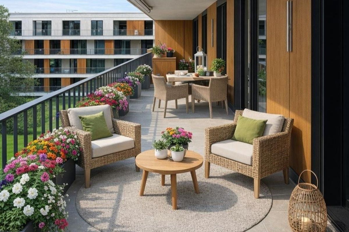 Wohnraum mit Balkontraum Sommerfeeling pur - 8