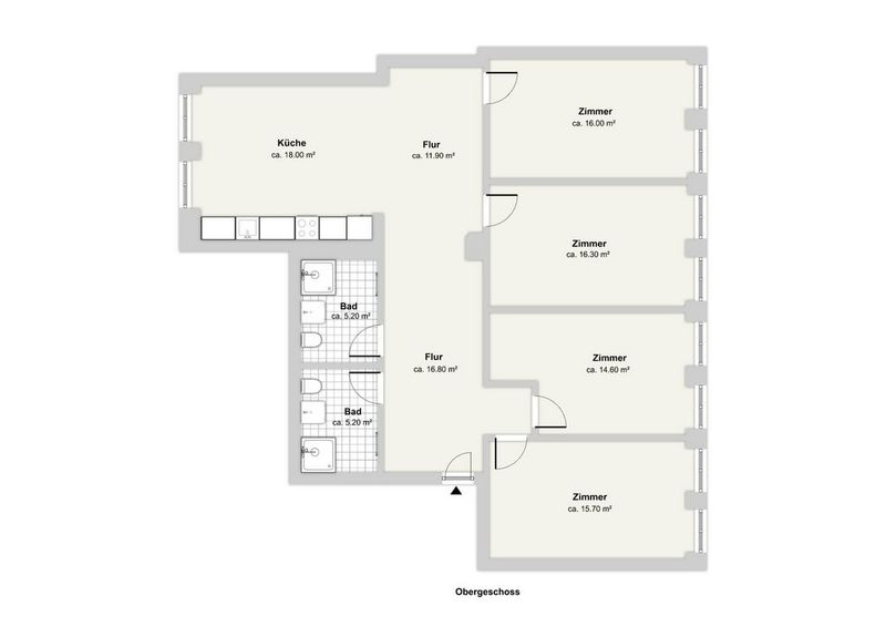 Grosse und moderne Wohnung an beliebter Lage - 8