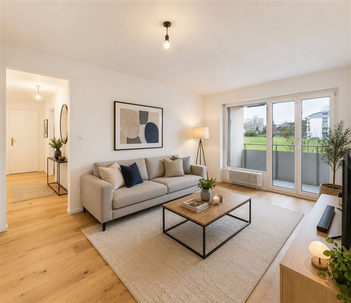 Frisch sanierte 3.5-Zimmer-Wohnung mit Balkon in Wittenbach - 1