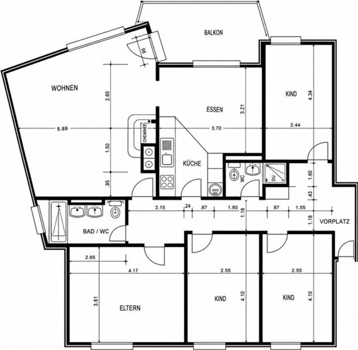 Grosszügige 5.5-Zimmer-Wohnung mit Cheminée und sonnigem Balkon - 11