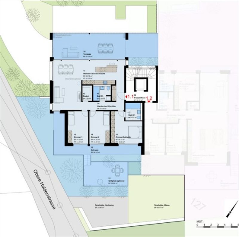 Neubauprojekt 4.5-Zimmer-Erdgeschosswohnung in Untereggen - 9
