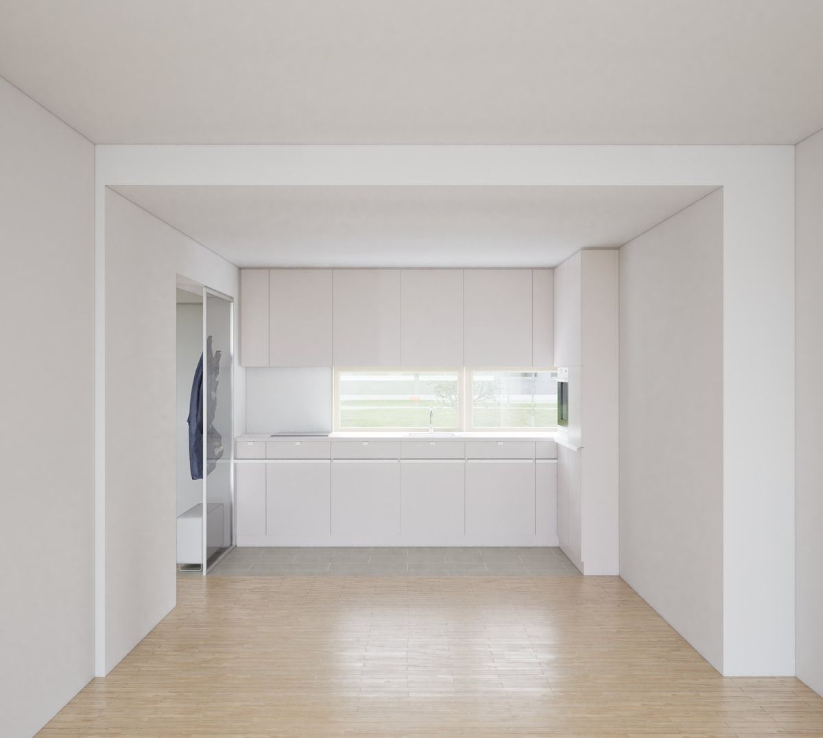 Moderne 2.5-Zimmer-Wohnung mit Mietgarten und Holzterrasse in Zürich-Schwamendingen - 6