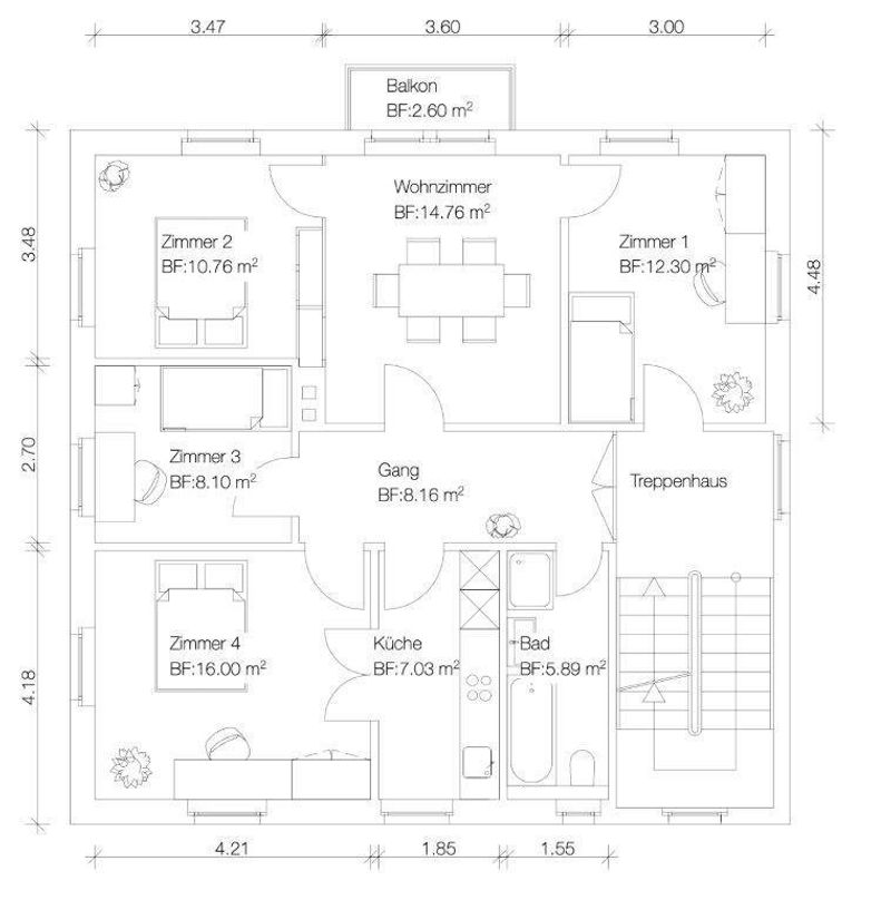 Einzigartige 5.5-Zi. Wohnung - 10