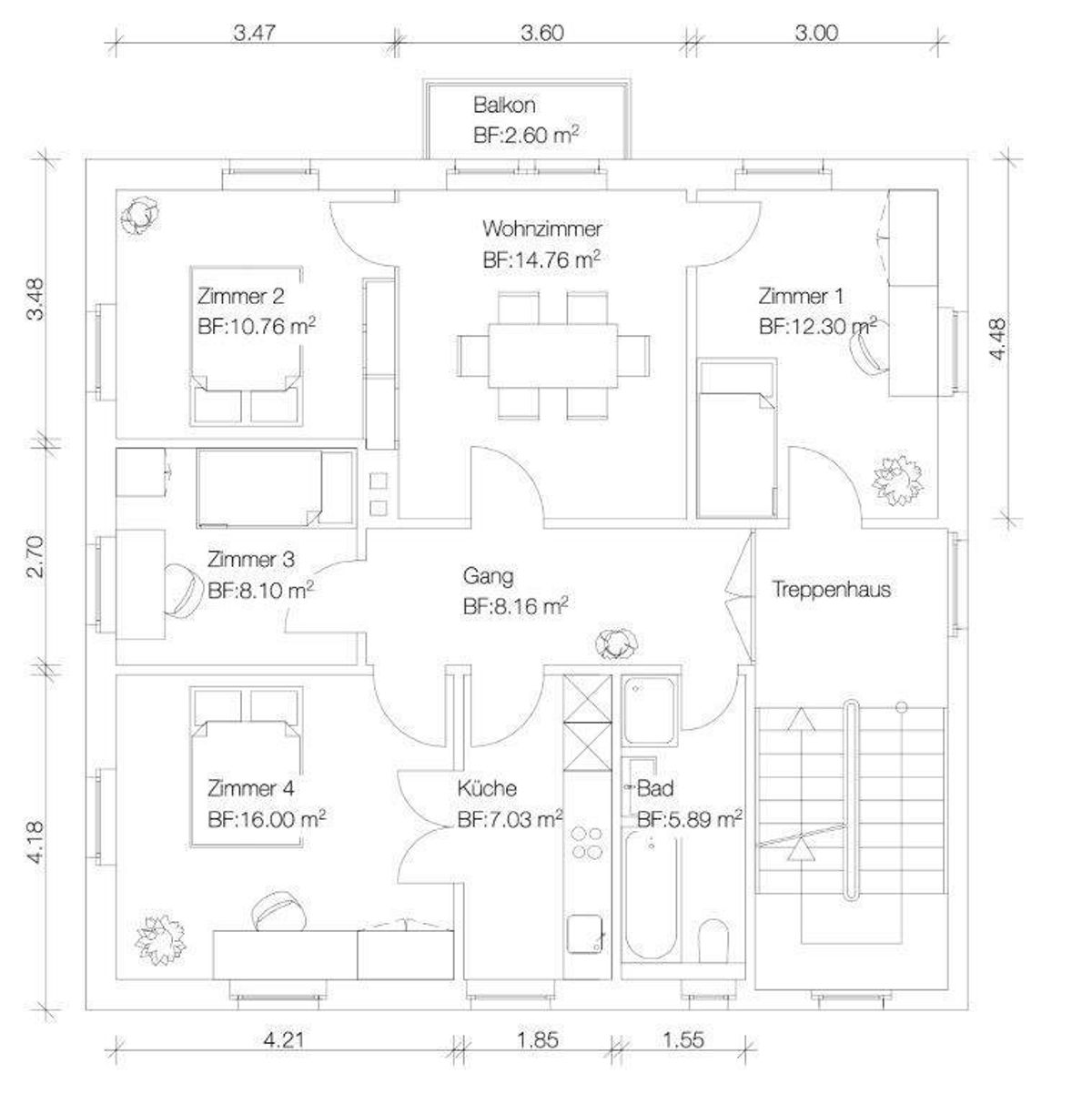 Einzigartige 5.5-Zimmer-Wohnung mit Dachterrasse & grossem Estrich - 10
