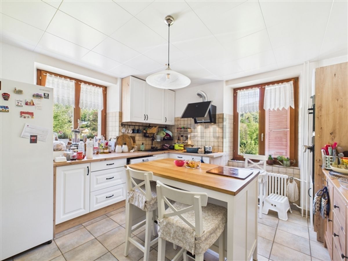 Immeuble de rendement avec 2 appartements, atelier et grand terrain à Noiraigue - 0