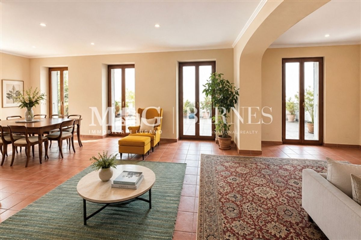 3.5 Zimmer Vintage-Eleganz mit Panoramaterrasse am Luganersee - 6