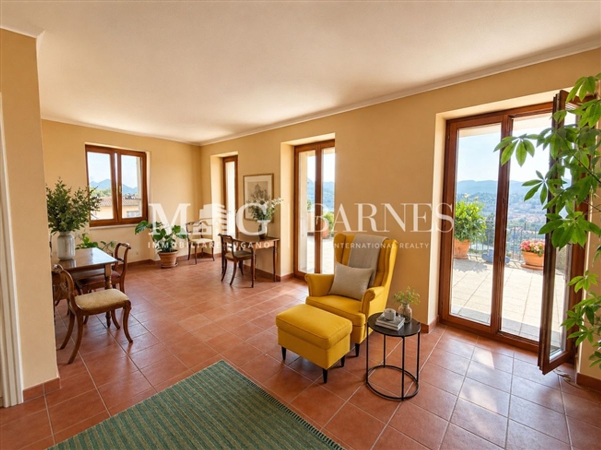 3.5 Zimmer Vintage-Eleganz mit Panoramaterrasse am Luganersee - 2