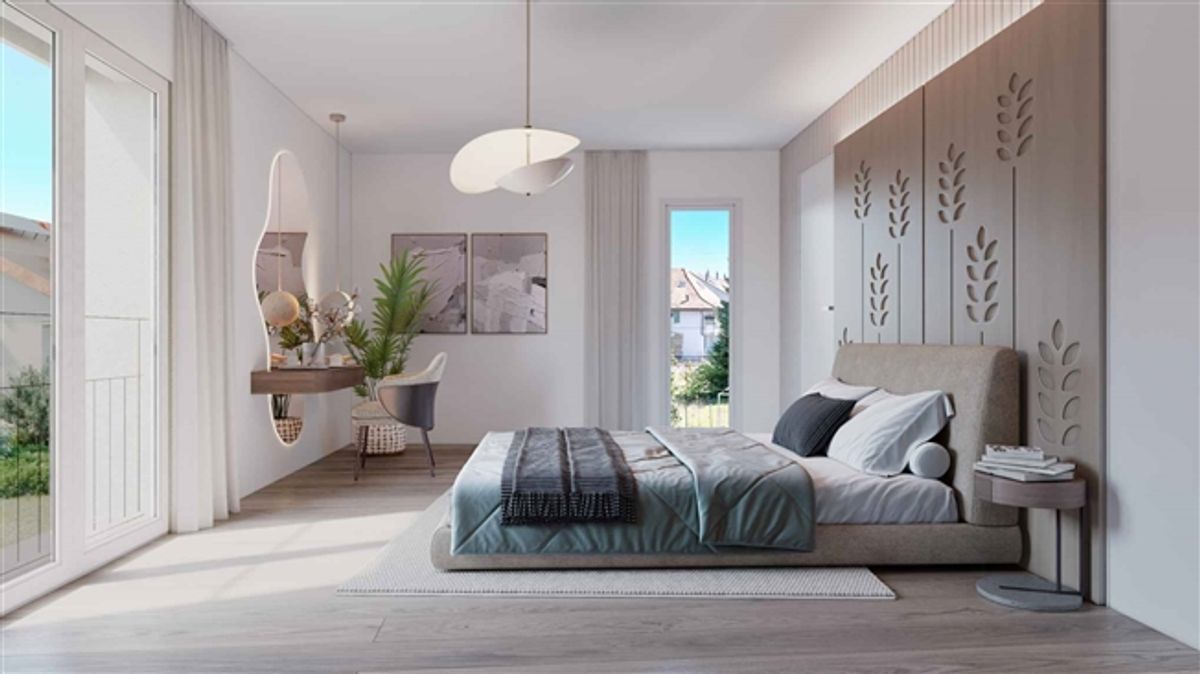3,5-Zimmer-Wohnung mit Garten und einer Terrasse von 54 m² - 7