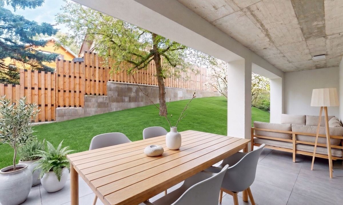 Beautiful new apartment with garden in a small condominium - 1
