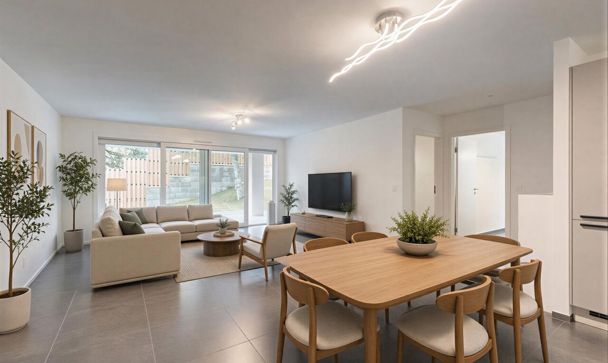 Beautiful new apartment with garden in a small condominium - 2