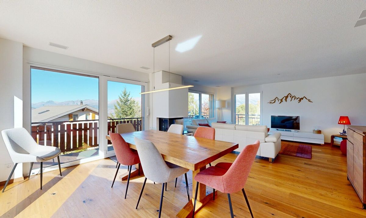 Exceptional Chalet with Panoramic View in Bürchen - 4