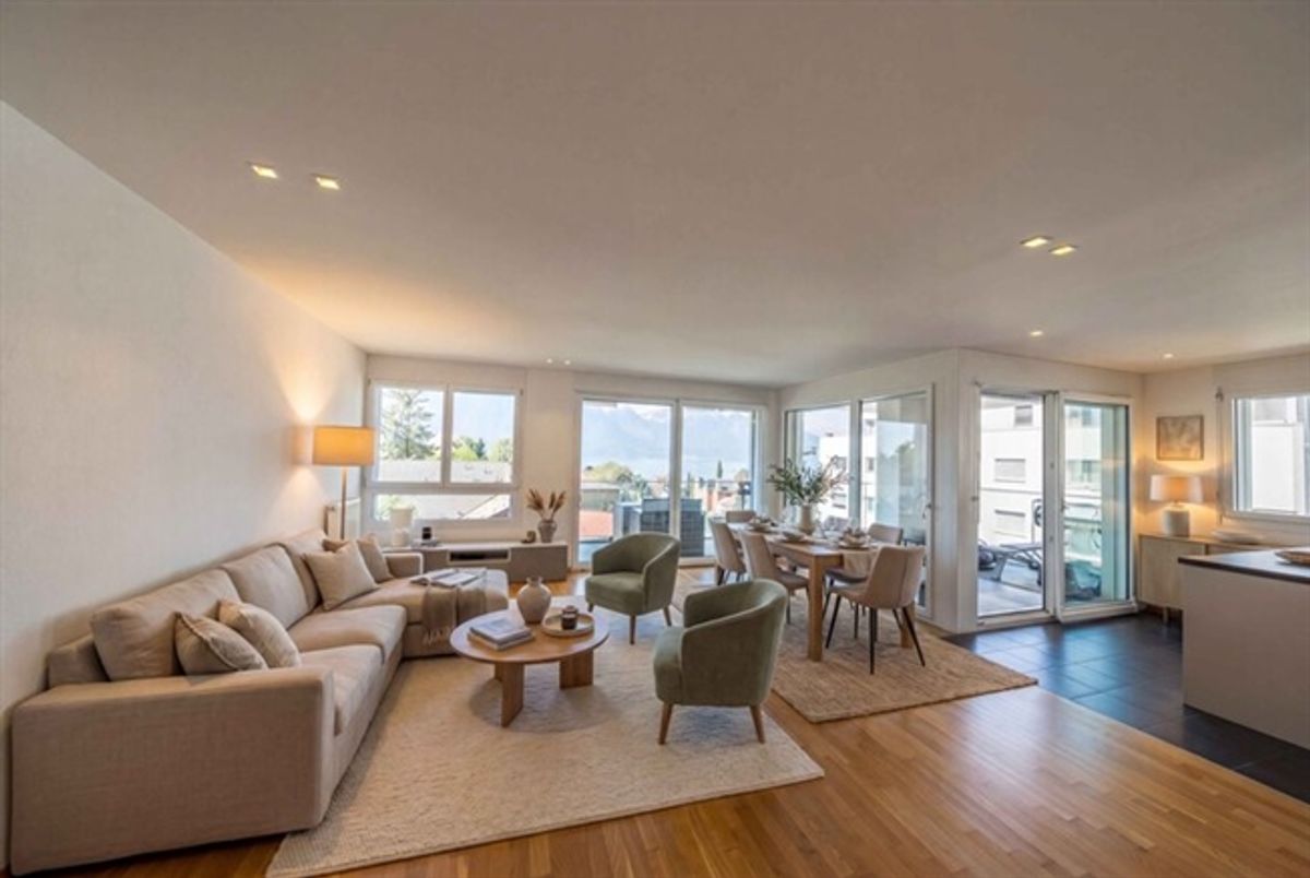 SEE- UND BERGSICHT AN DER RIVIERA - MODERNE 4.5 ZIMMER WOHNUNG - 0