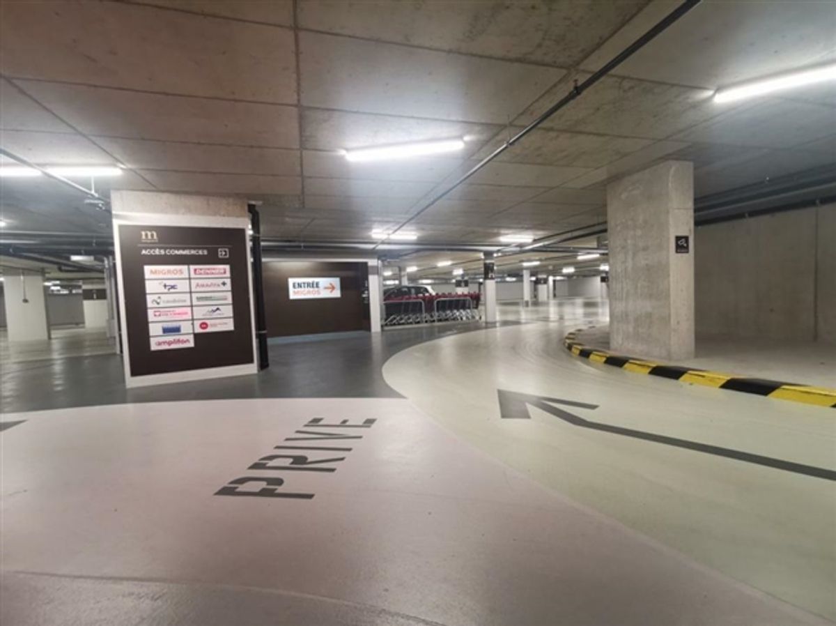 Tiefgaragenplätze gegenüber dem Bahnhof Aigle - 6
