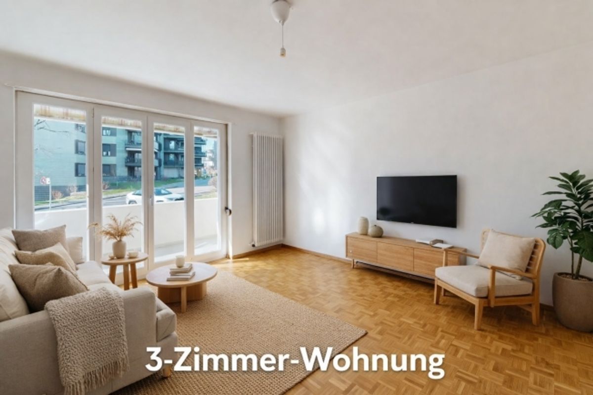 1-Zimmer-Wohnung in der nähe des Flughafens (befristet bis 30.09.2027) - 0