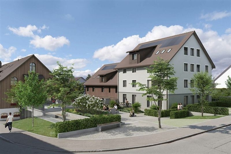 BEZUGSBEREIT AB DEZEMBER 2026! Landwohnen in Stadtnähe Neubauwohnungen im Herzen des Dorfes Wermatswil - 3