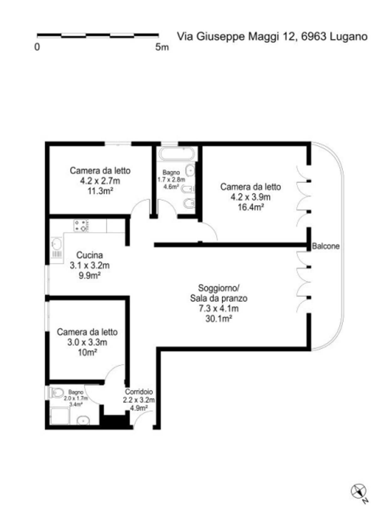 4.5 Room apartment - 6
