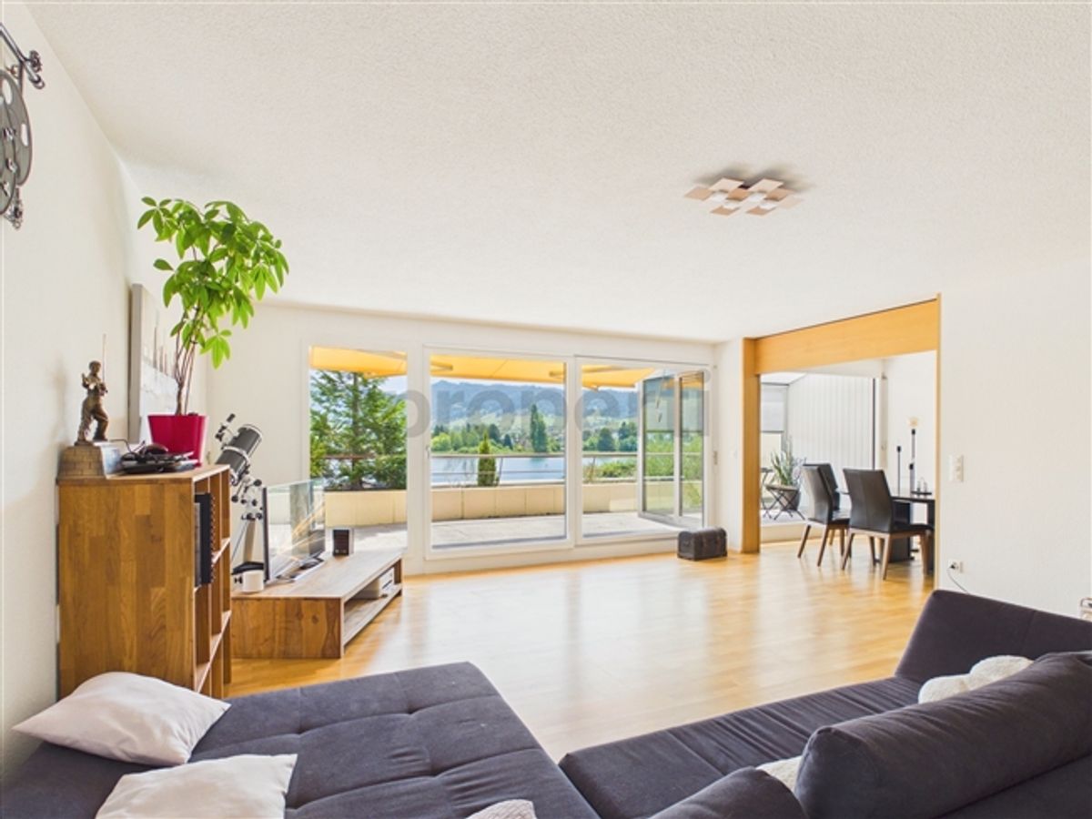 Grosszügige und gemütliche Wohnung mit tollem Seeblick in Unterägeri - 1
