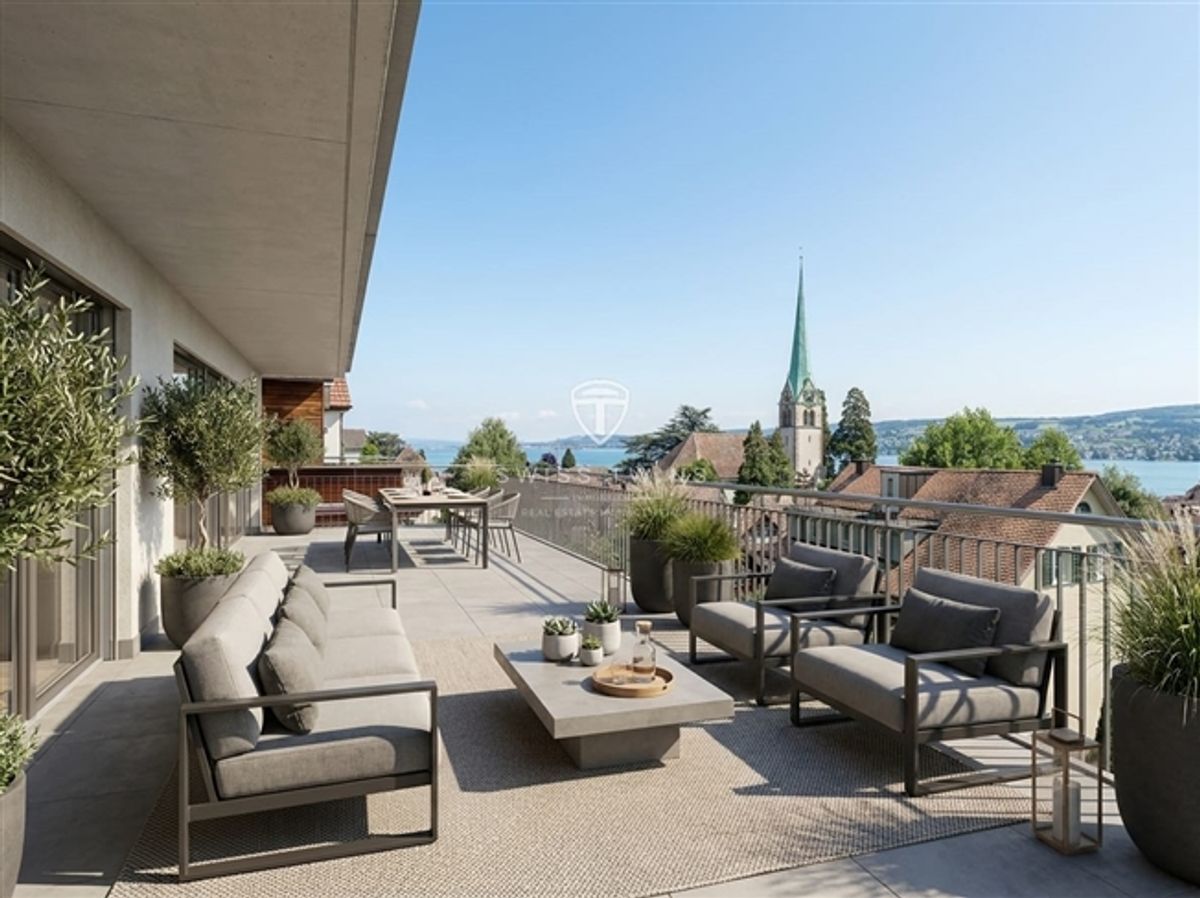 5.5-Zi. Reiheneckhaus mit Weitblick und Terrasse in Horgen - 0
