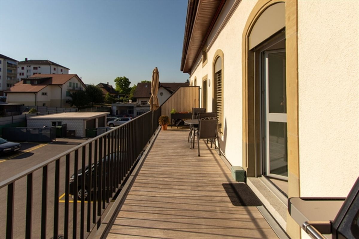 Schöne 3-Zimmer-Wohnung mit Balkon in Courtepin - 0