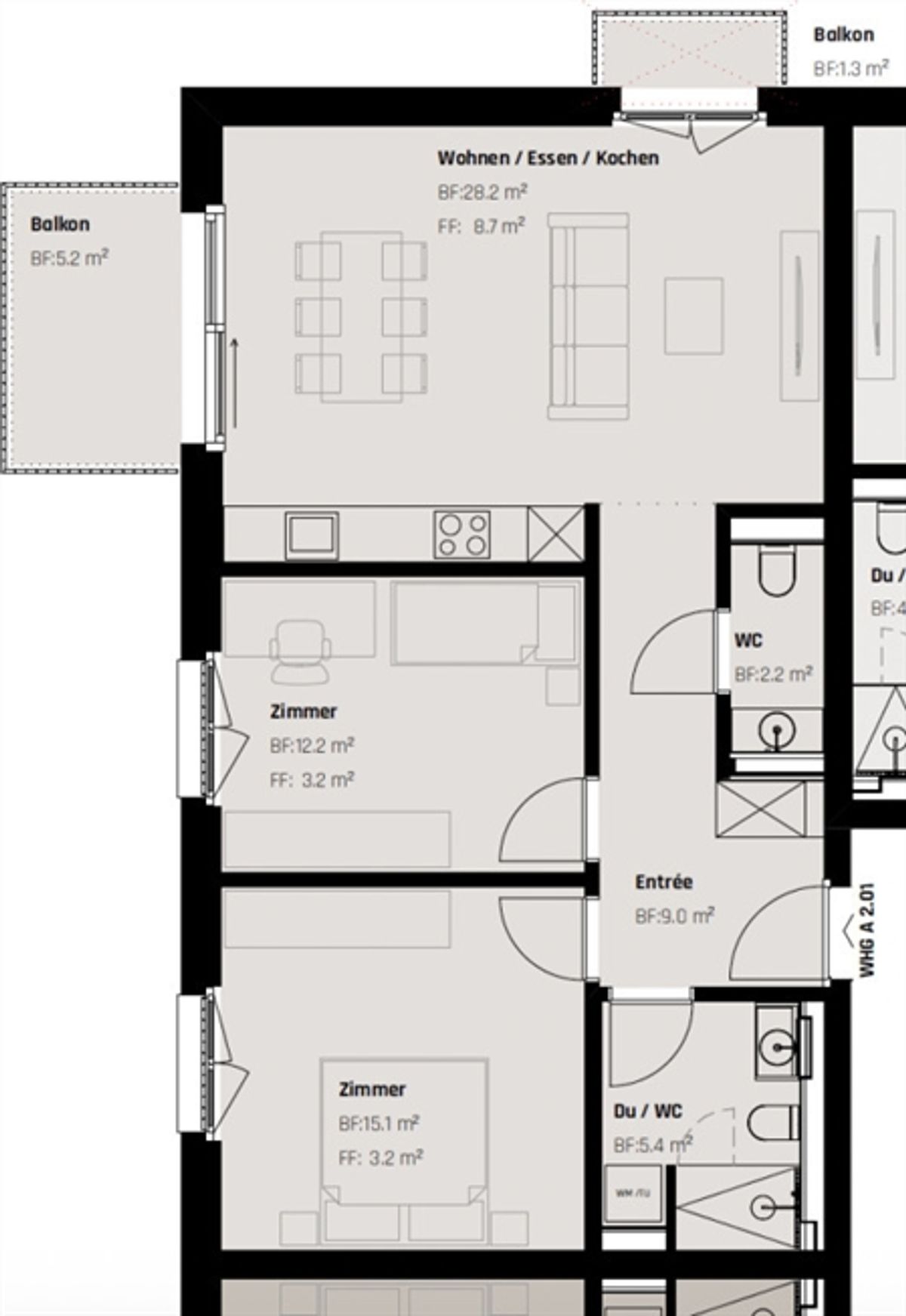 Design trifft Wohnkomfort - exklusive 3.5-Zimmer-Wohnung - 8