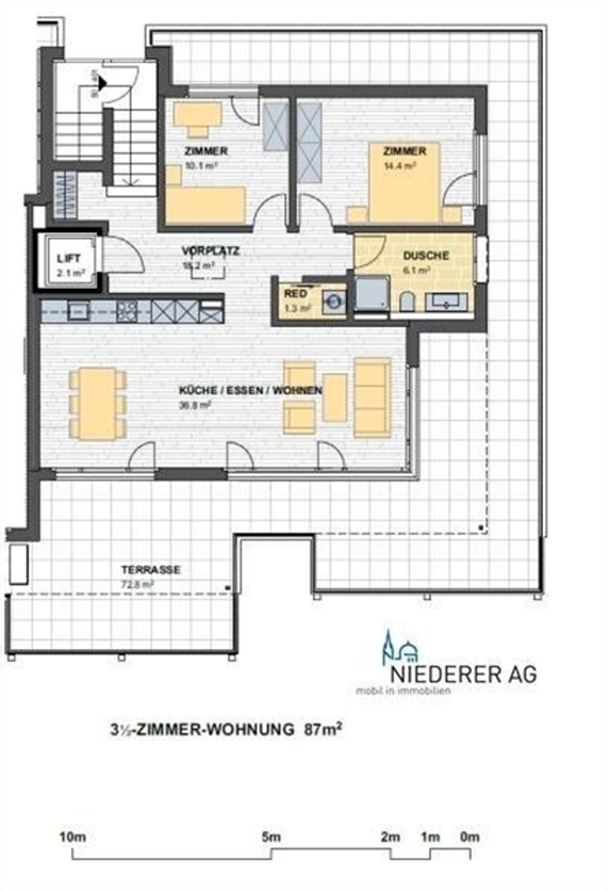 Attraktive Attika-Wohnung im wunderschönen Lindendorf 1 - 9