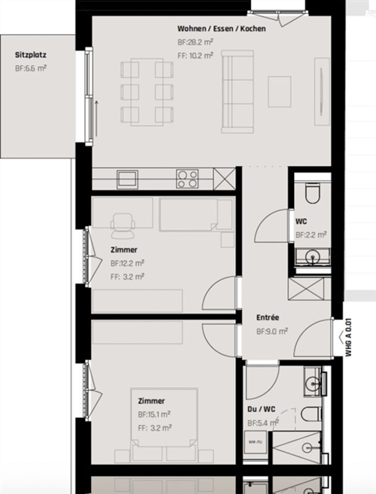 Neubauwohnung an zentraler Lage mit hochwertigem Innenausbau - 8