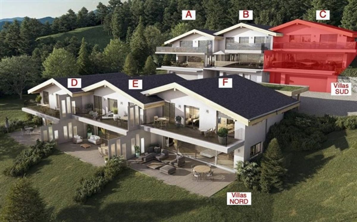 Villa C angebaut 5.5-Zimmer-Wohnung in Vex - 1