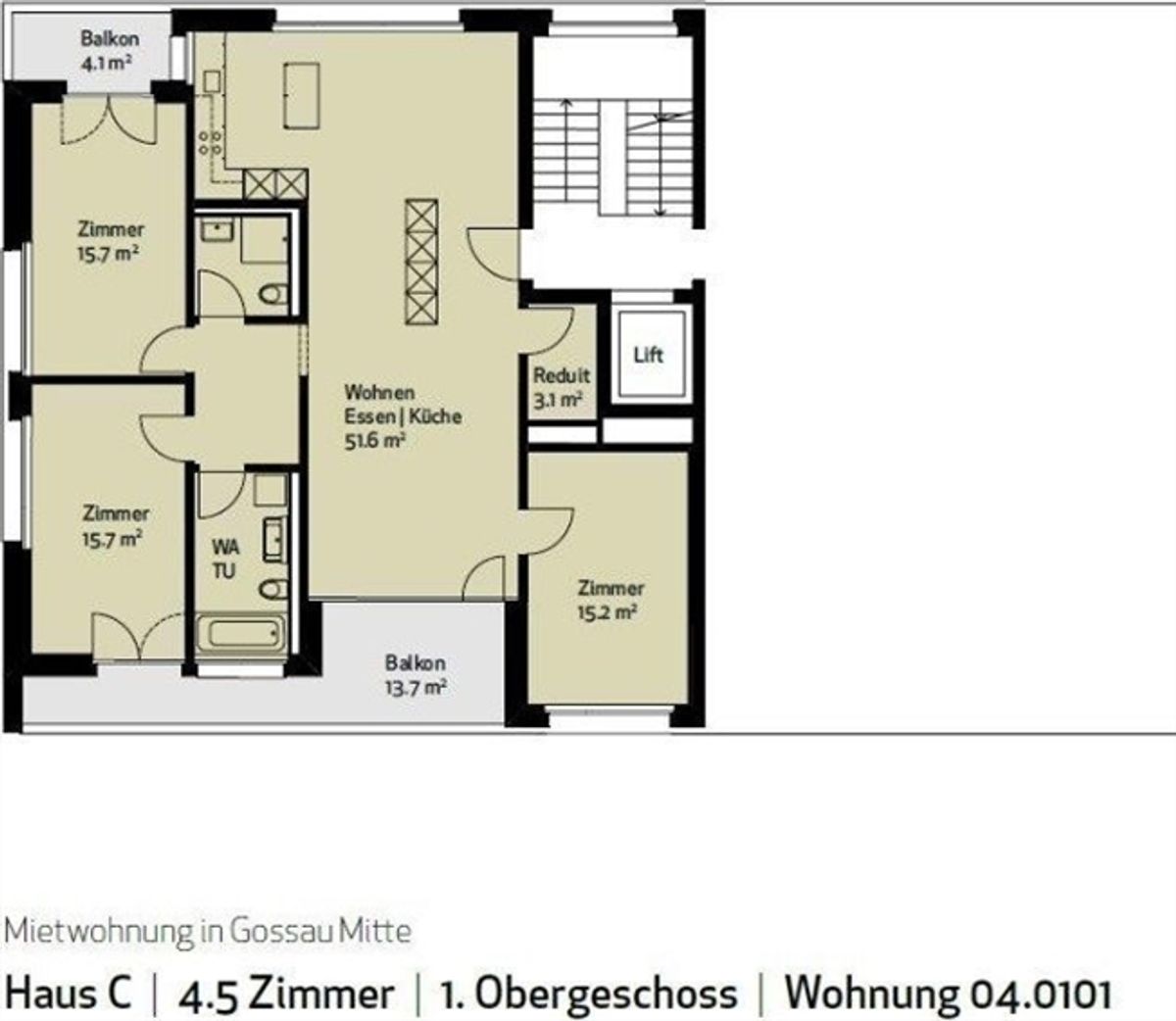 Modernes Wohnen im Herzen von Gossau - 10