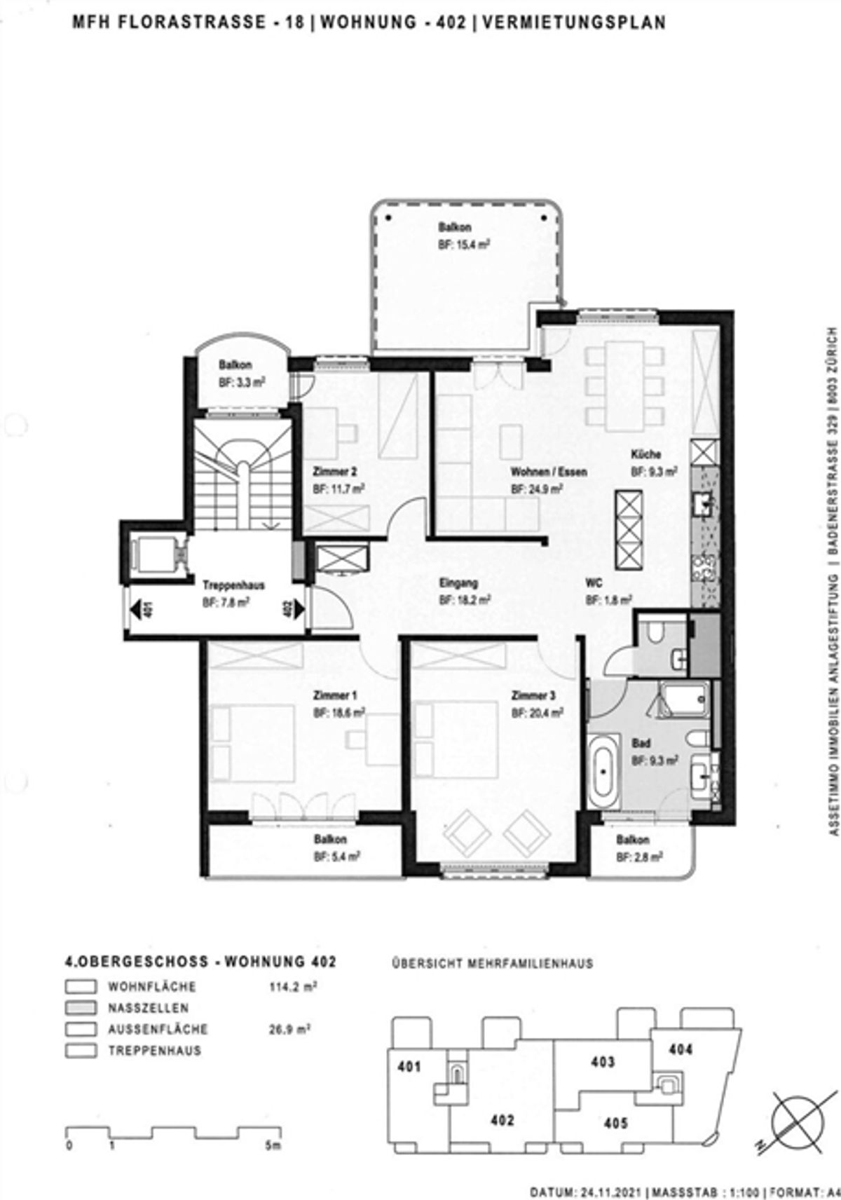 Sanierte 4.5-ZW mit Balkon und Terrasse im Zentrum von Biel - 11